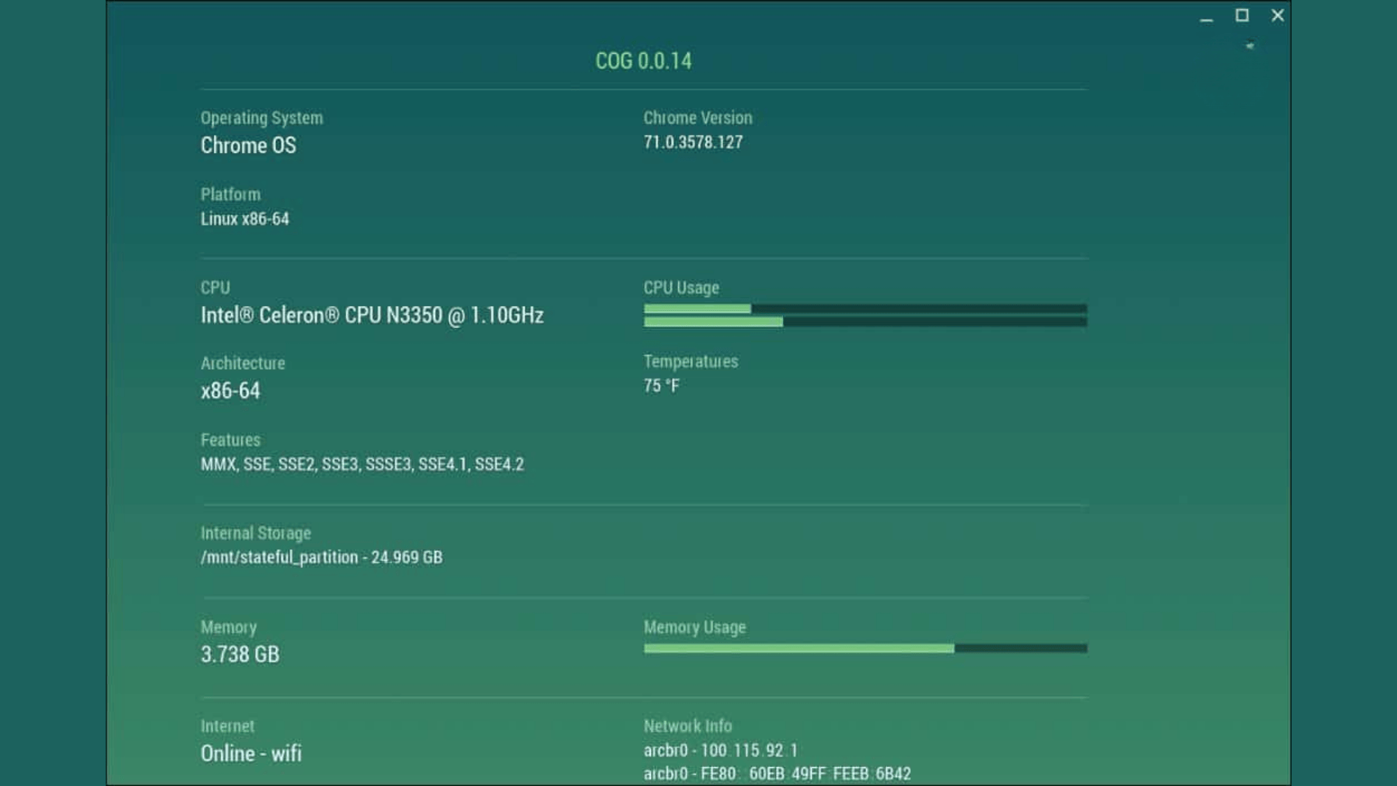check hardware limits