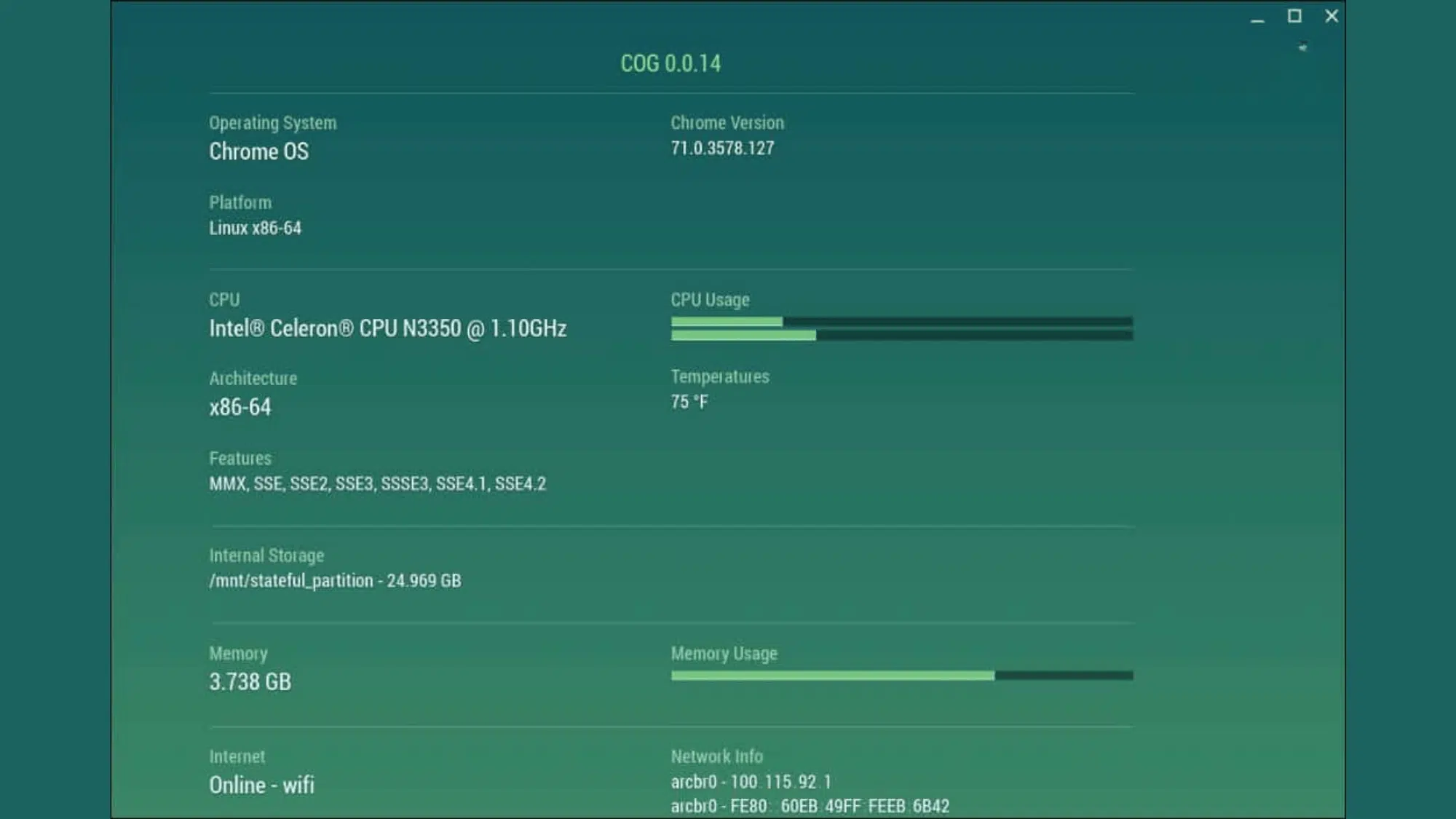 check hardware limits