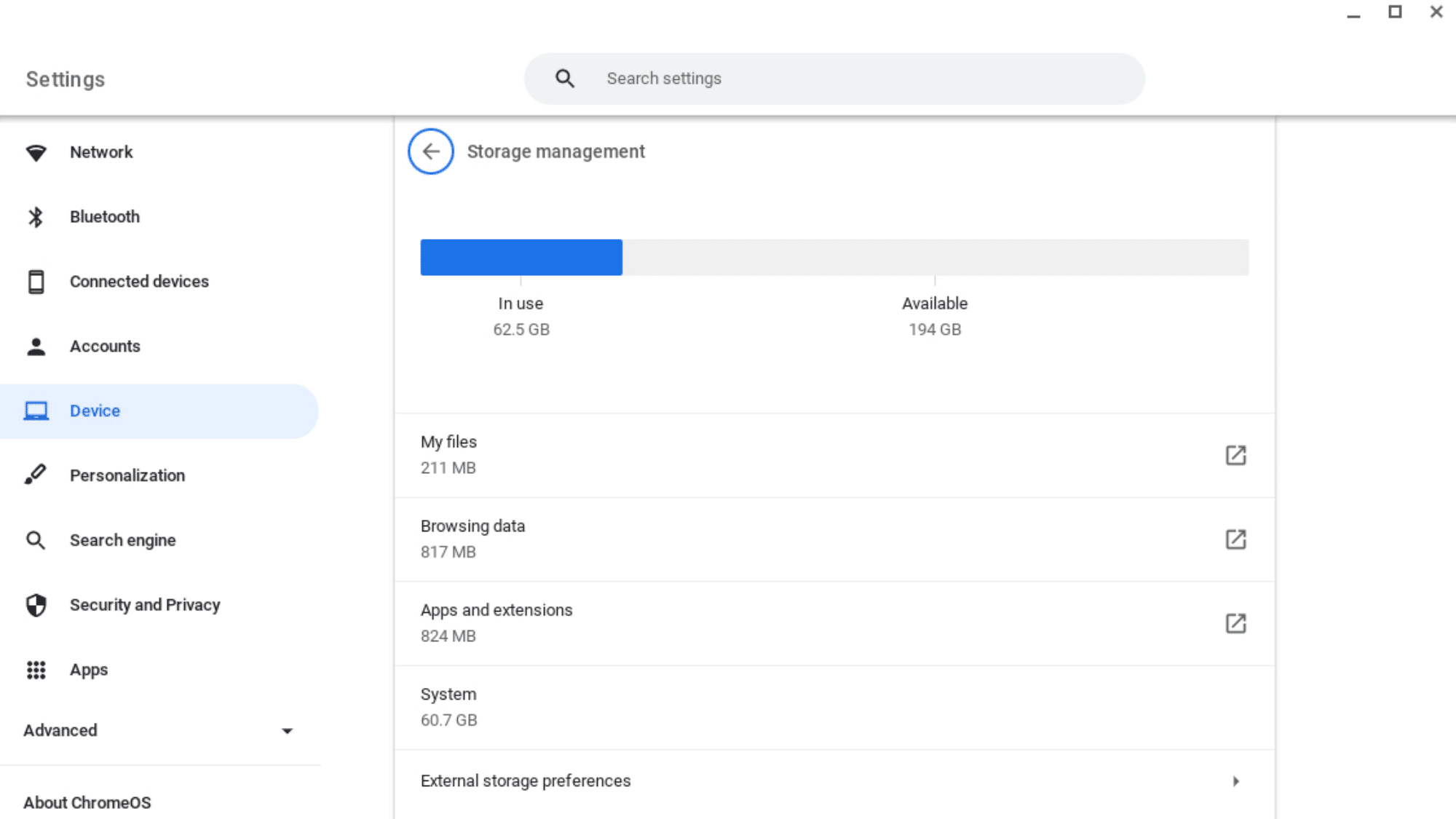 free up storage space
