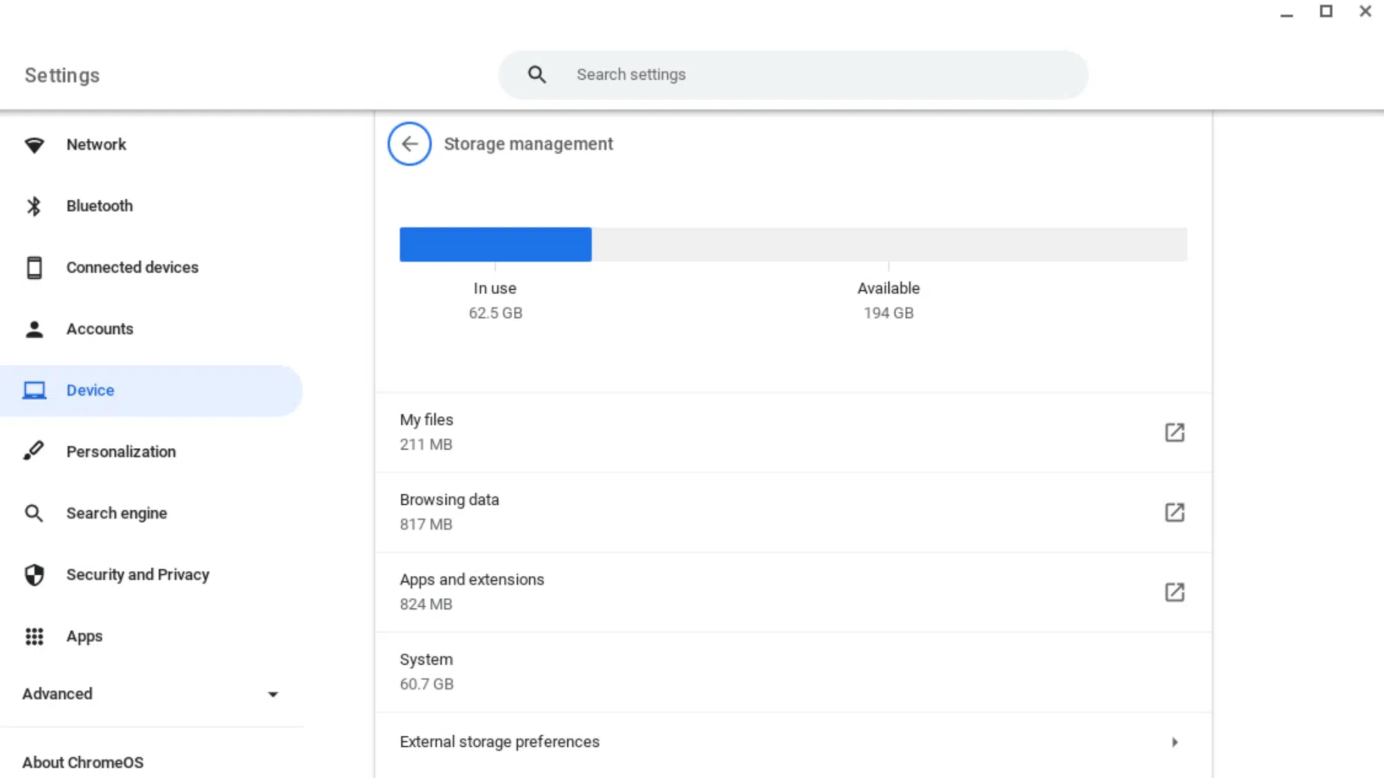 free up storage space
