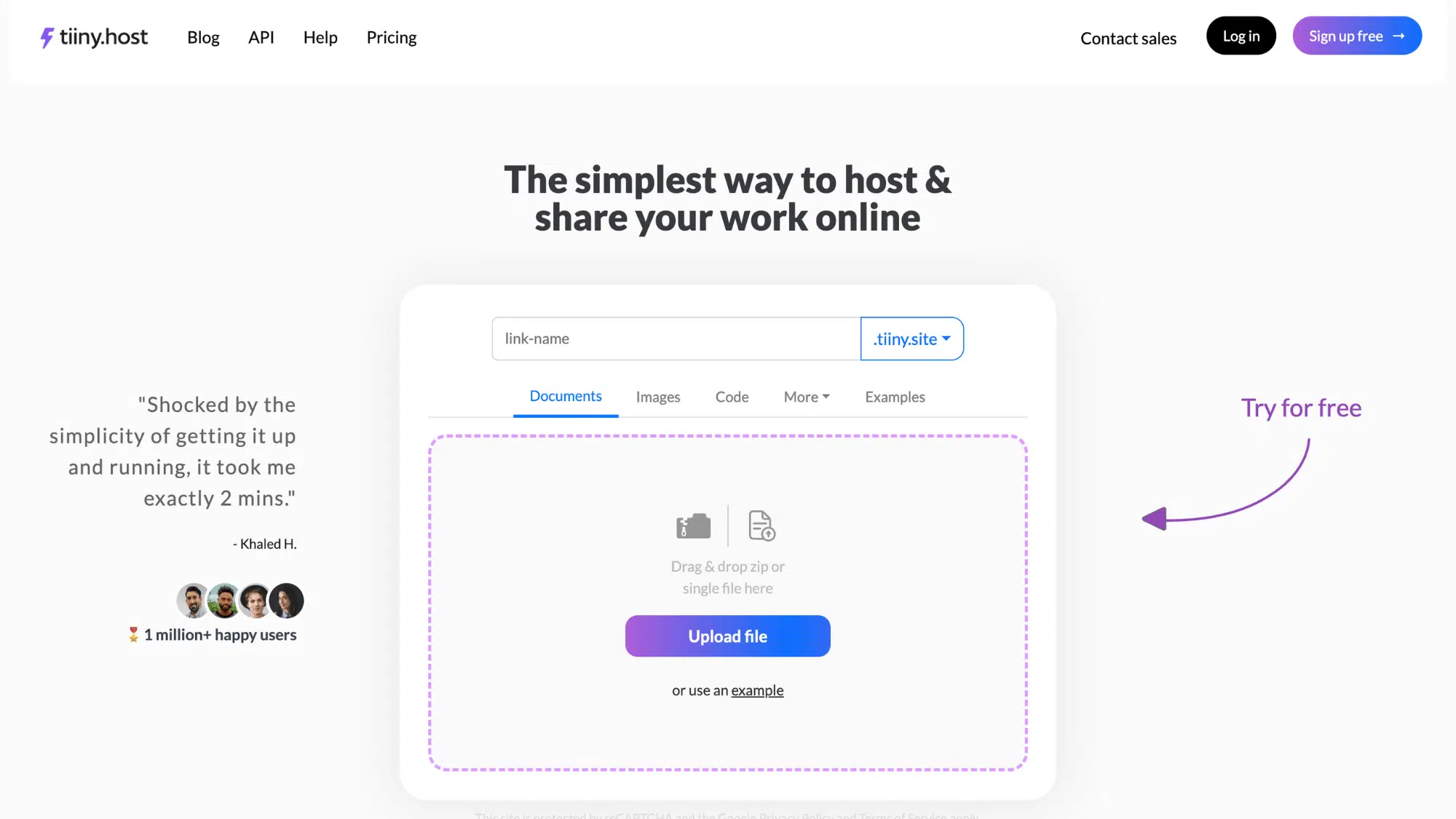 tiiny host