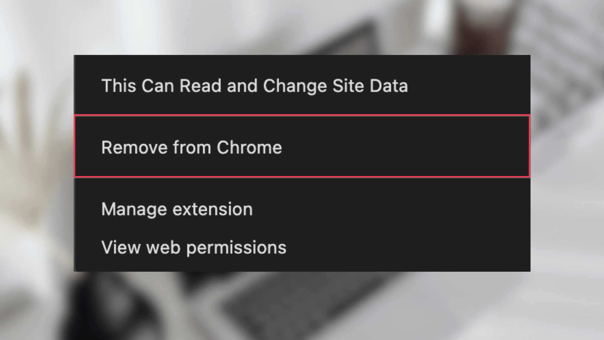 uninstall unused chrome extensions
