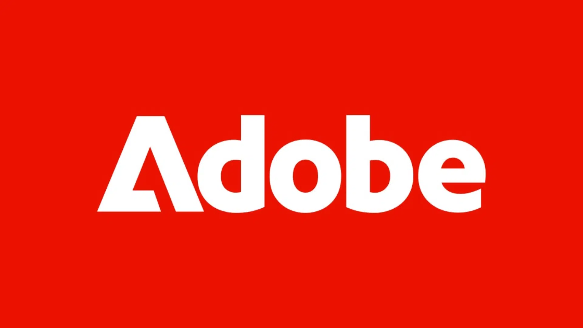 Logo representing adobe as a company that uses aws