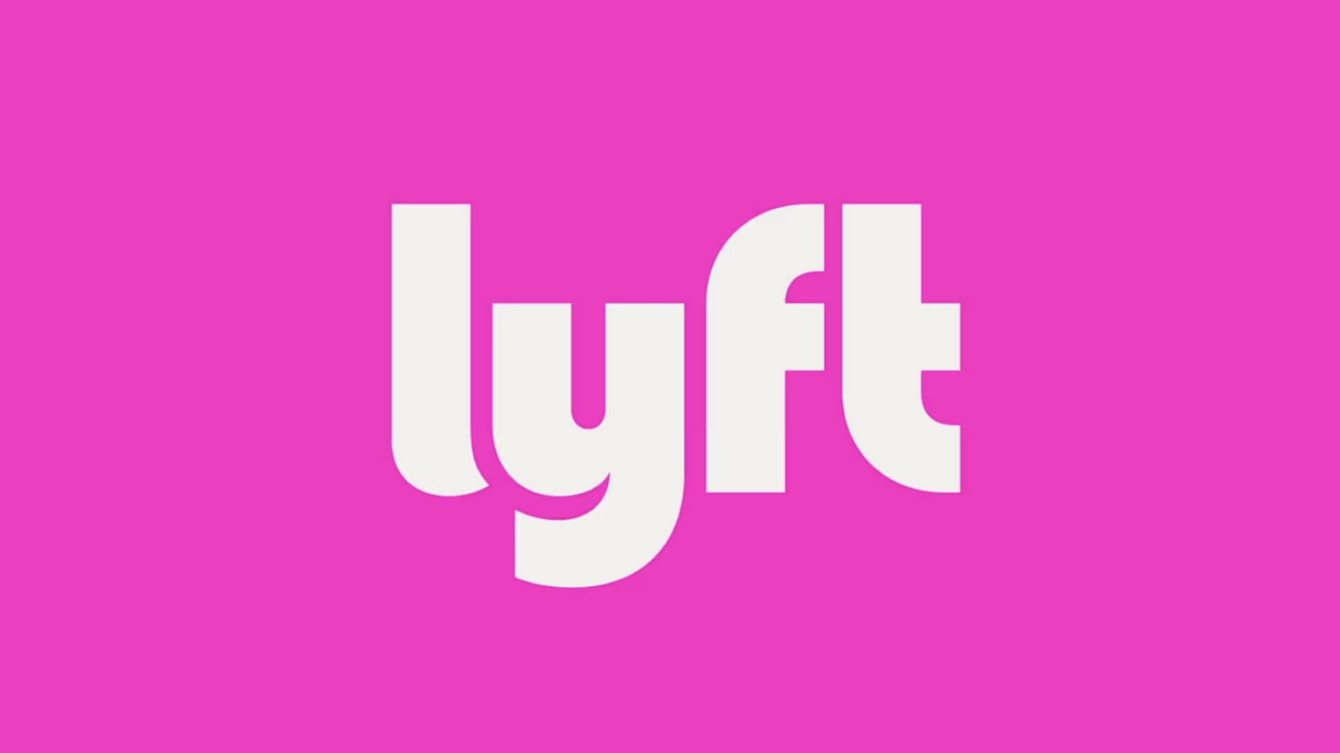 Logo representing lyft as a company that uses aws
