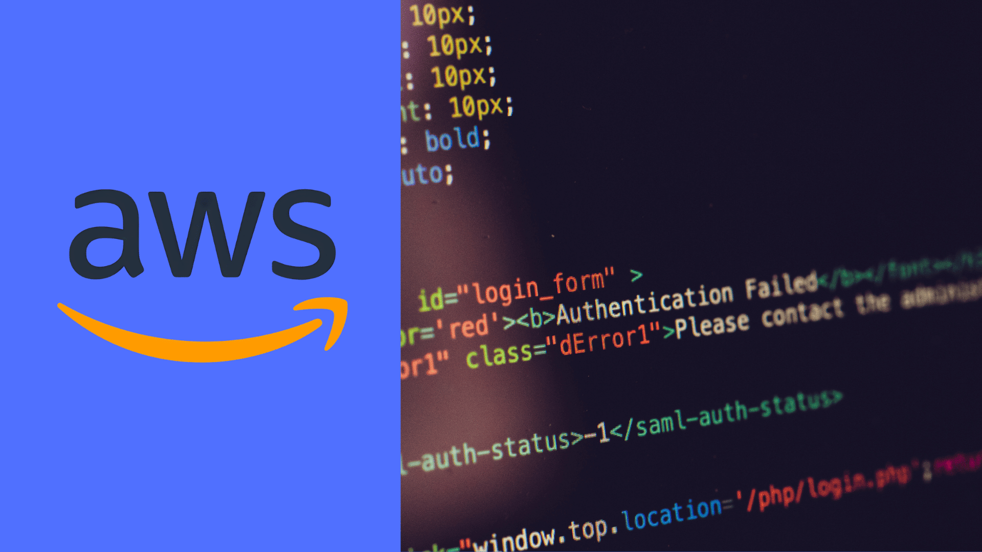 aws logo depicting aws s3 cp recursive to copy files and folders