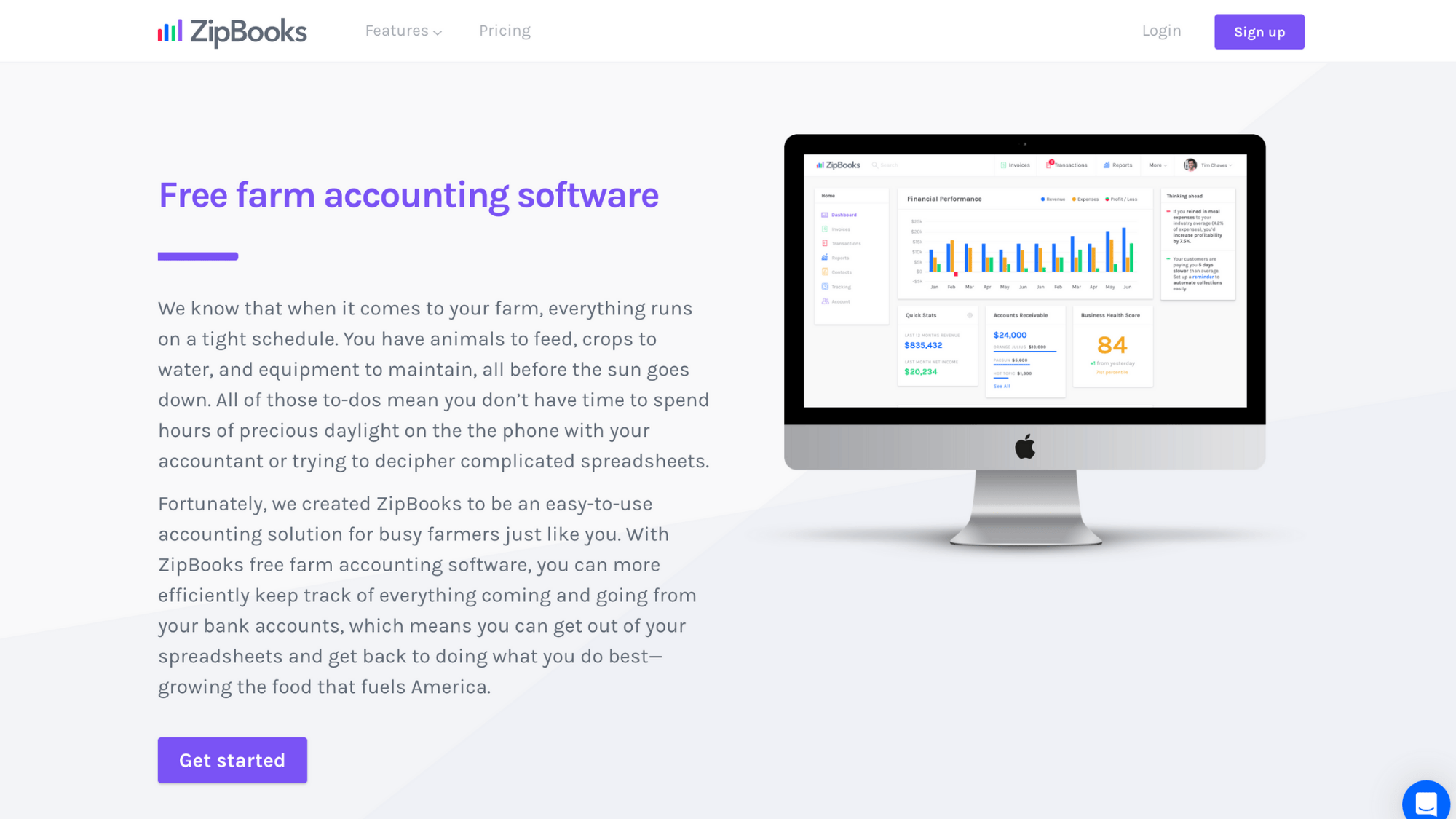 top farm accounting software zip books