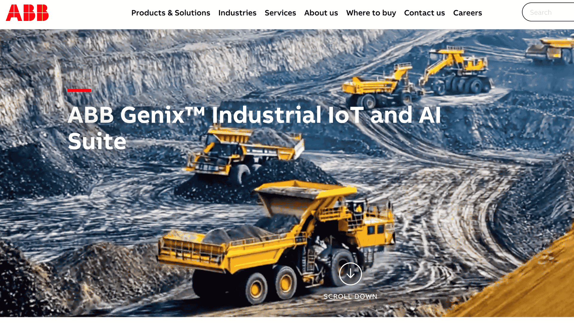 abb genix industrial iot and ai suite homepage banner