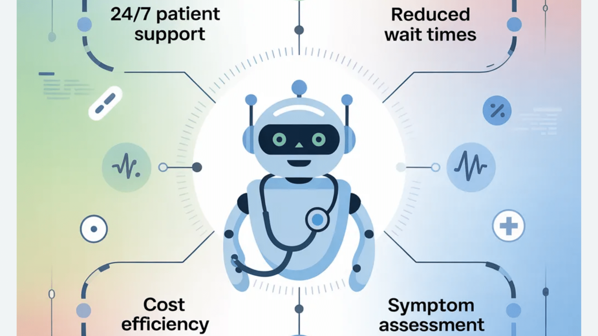 ai chatbots in healthcare improving patient support reducing wait times and enabling symptom assessment
