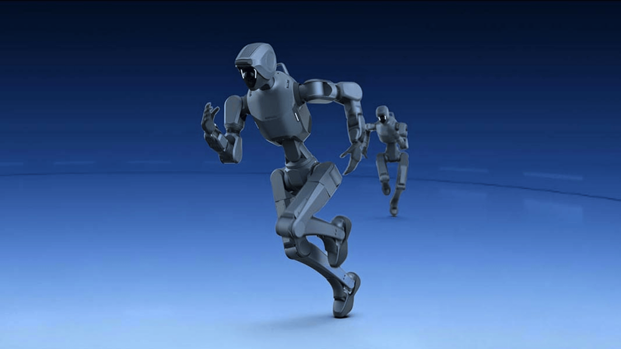 deep robotics dr2 robot running