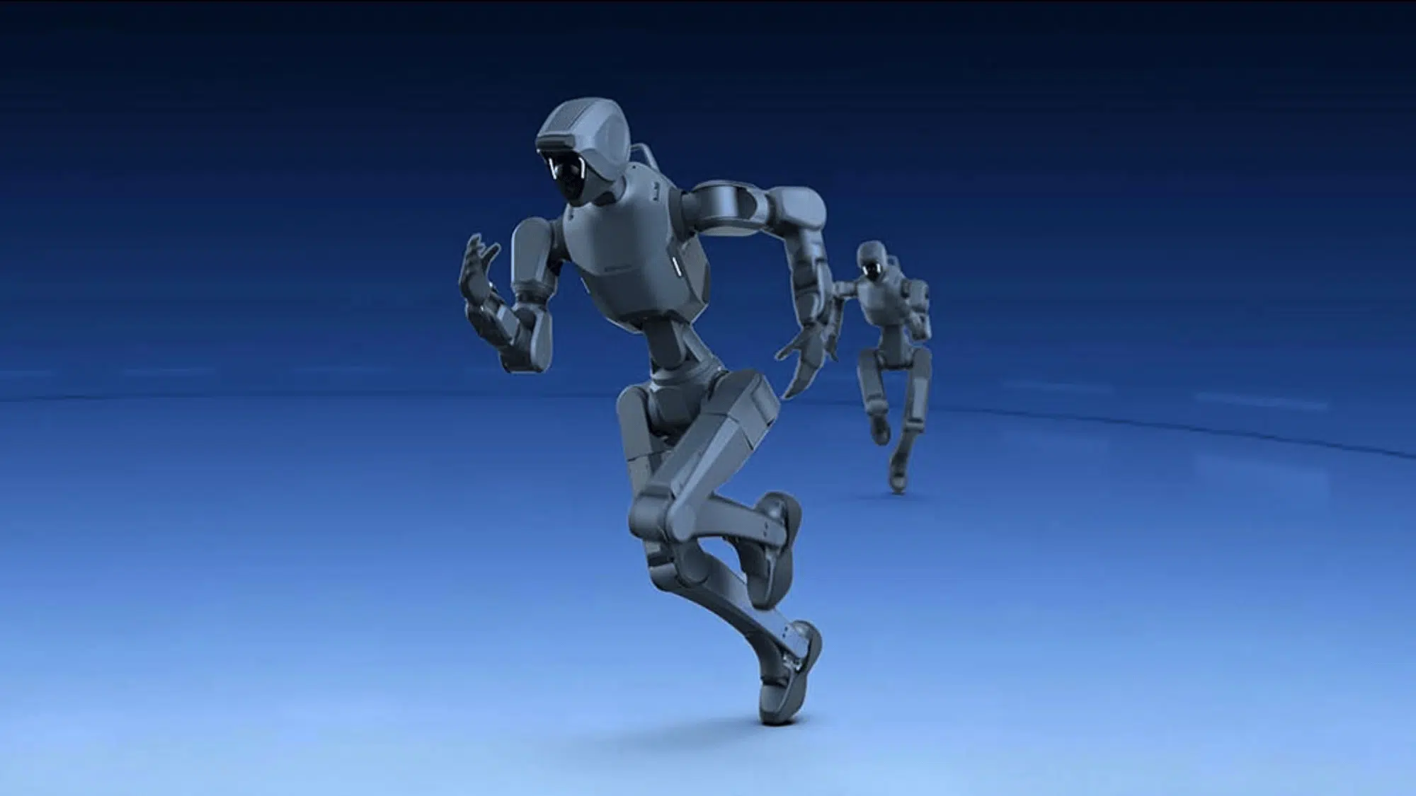 deep robotics dr2 robot running