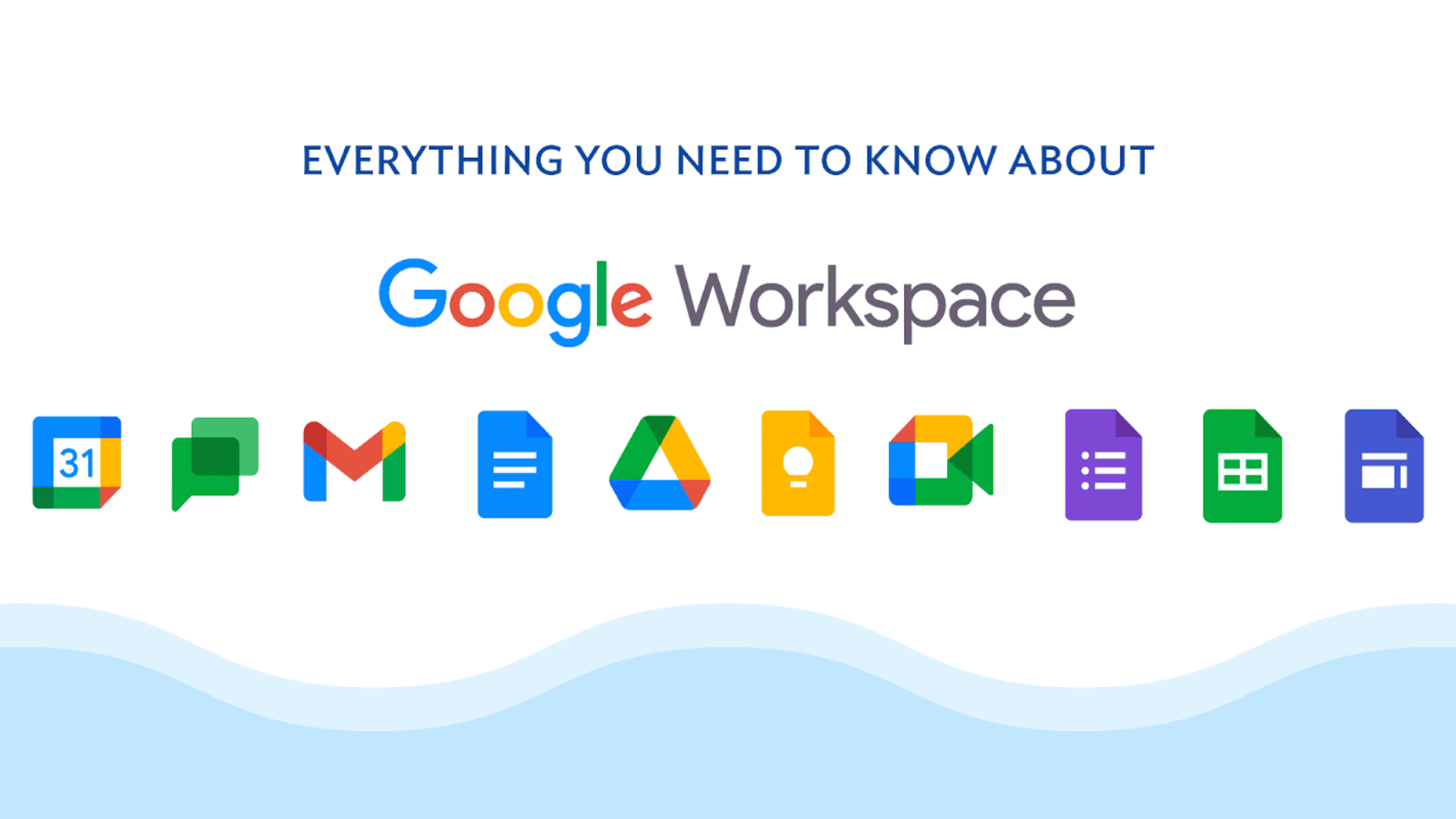 everything you need to know about google workspace with app icons