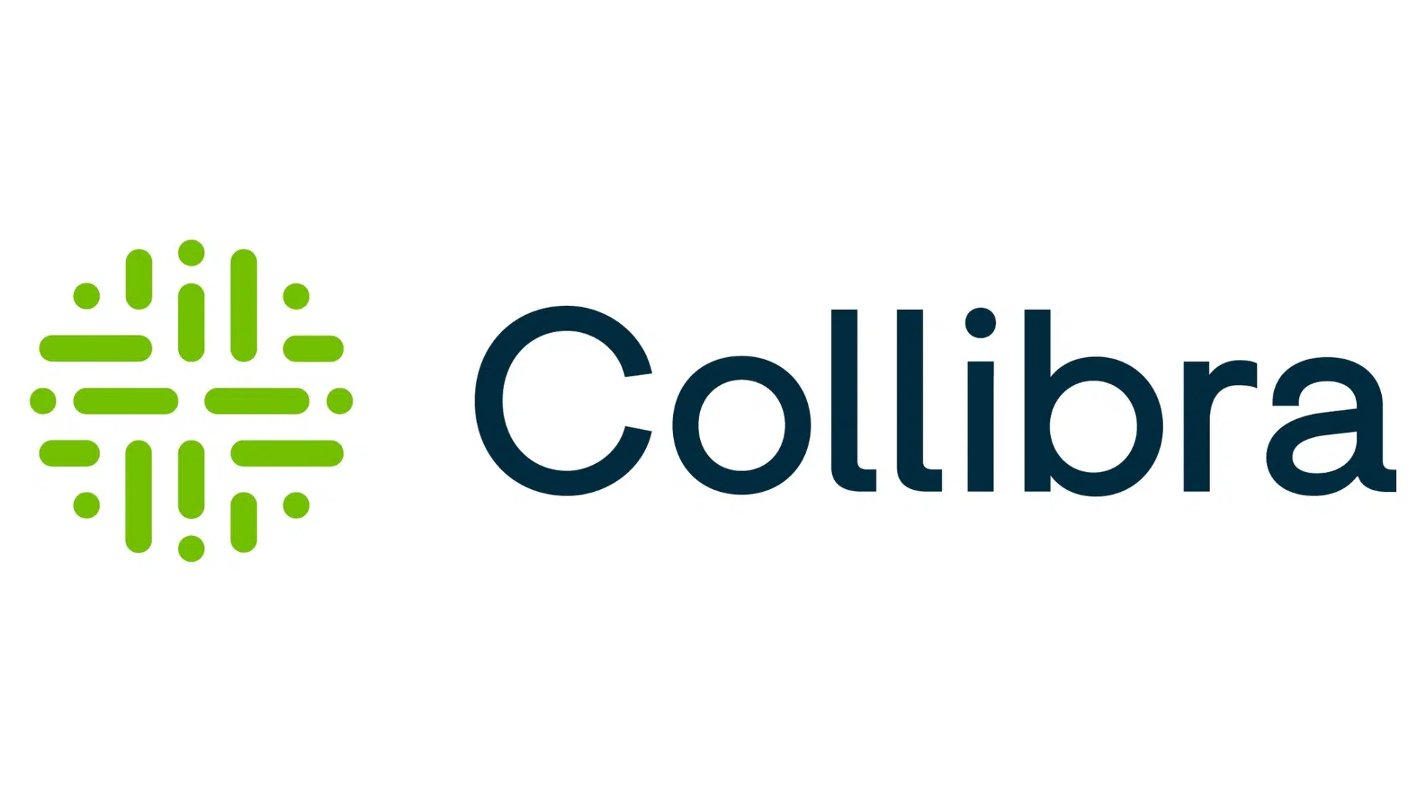 green circular logo with abstract lines on the left and the word collibra in bold