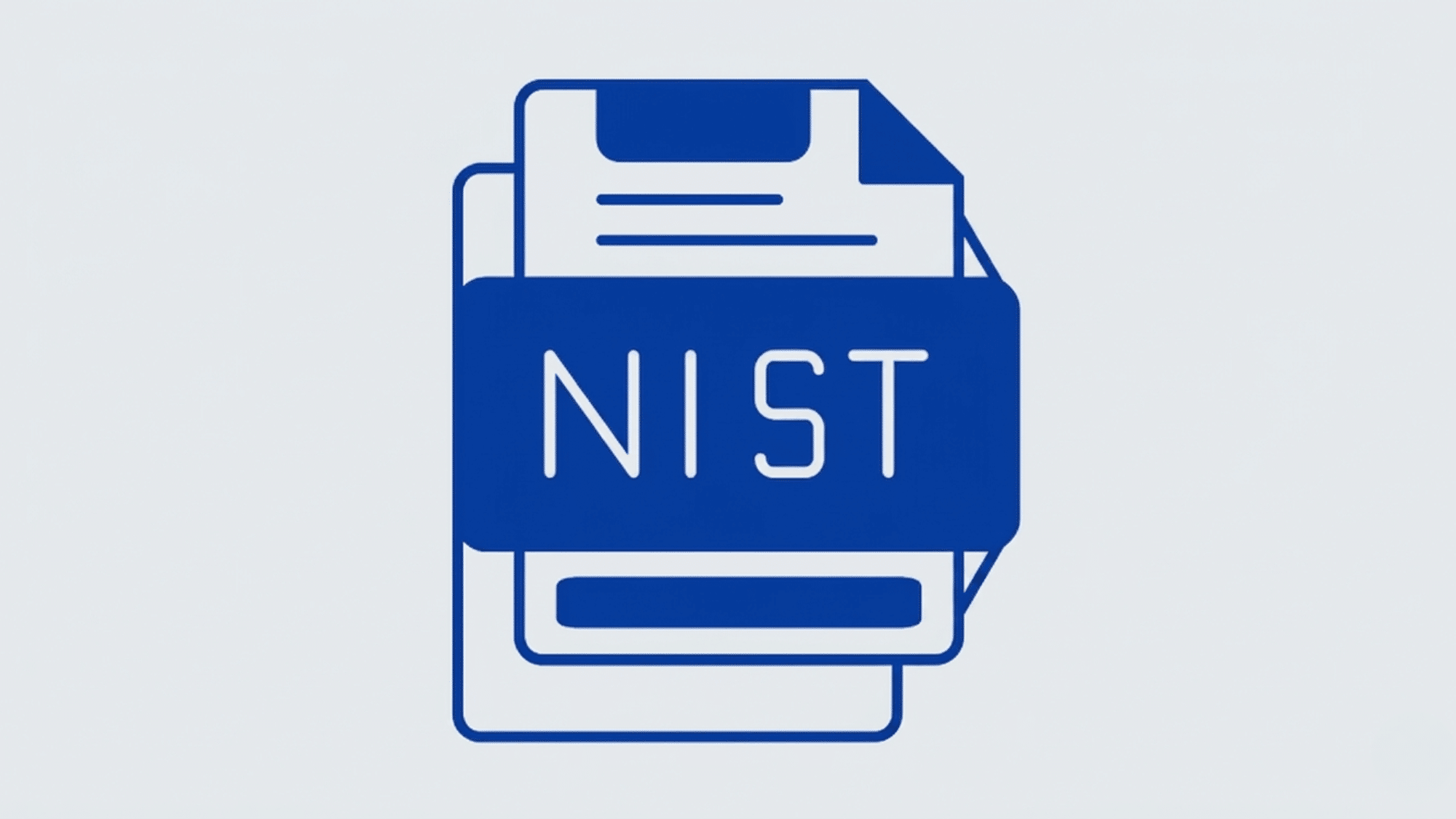 nist document icon representing cybersecurity framework and compliance process with rmf steps for risk management