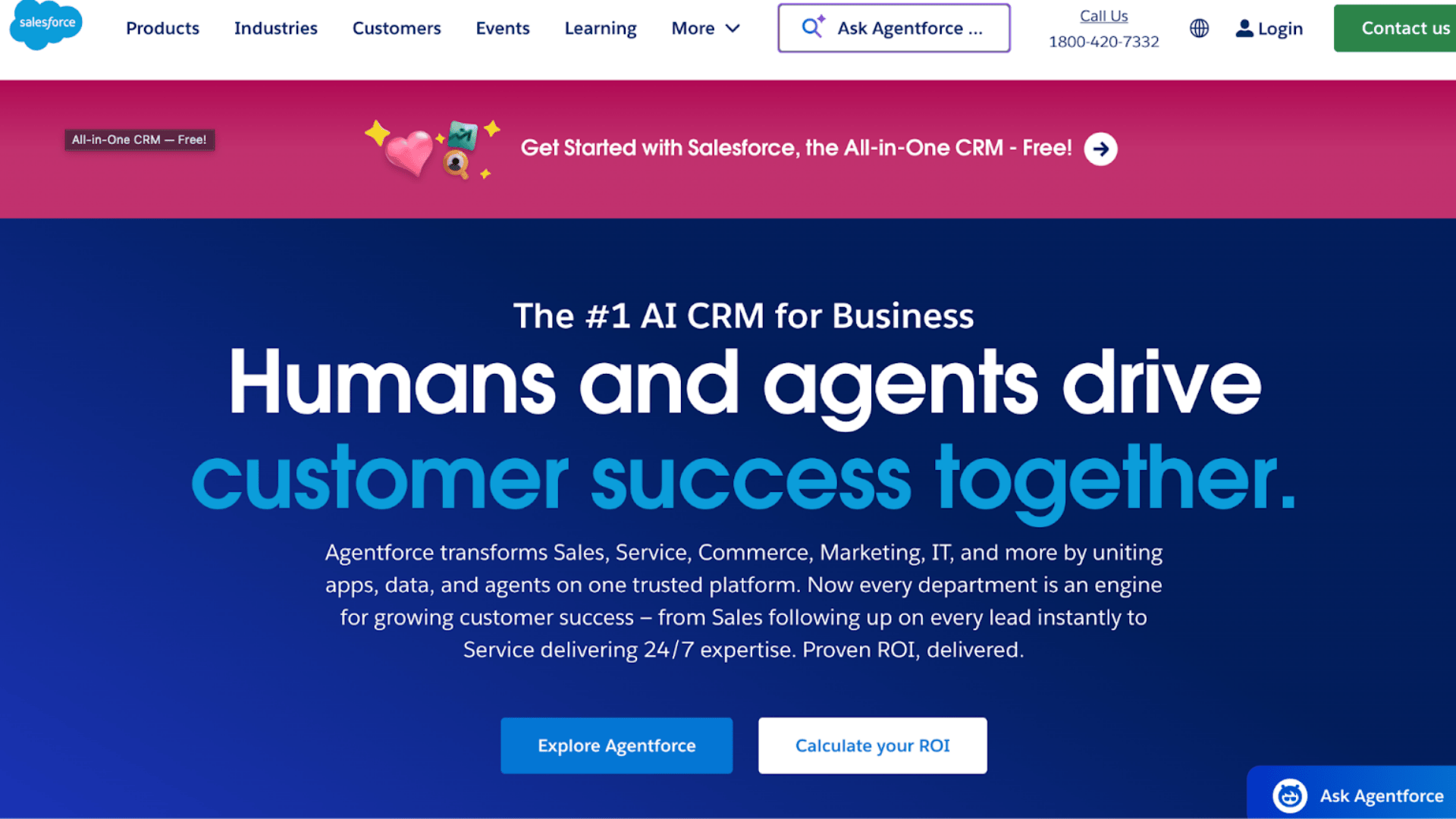 salesforce homepage dashboard