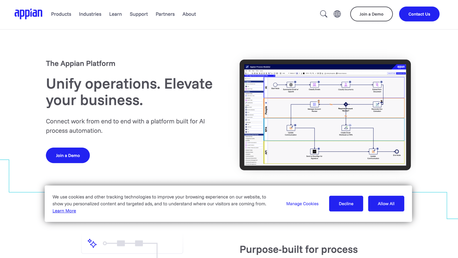 appian business process automation software for low code workflow automation and business apps