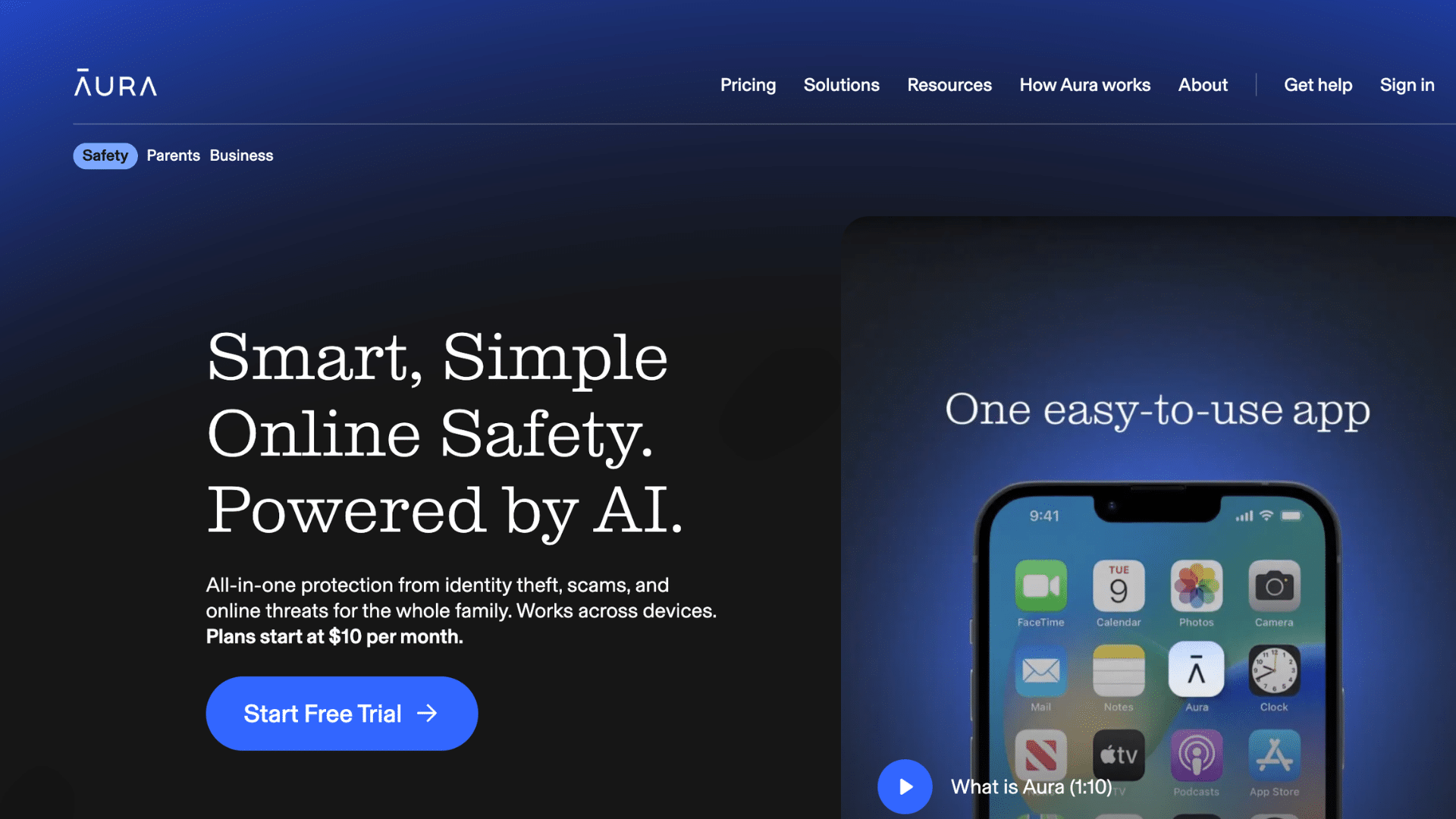 aura parental control app for managing screen time filtering content and tracking family device activity