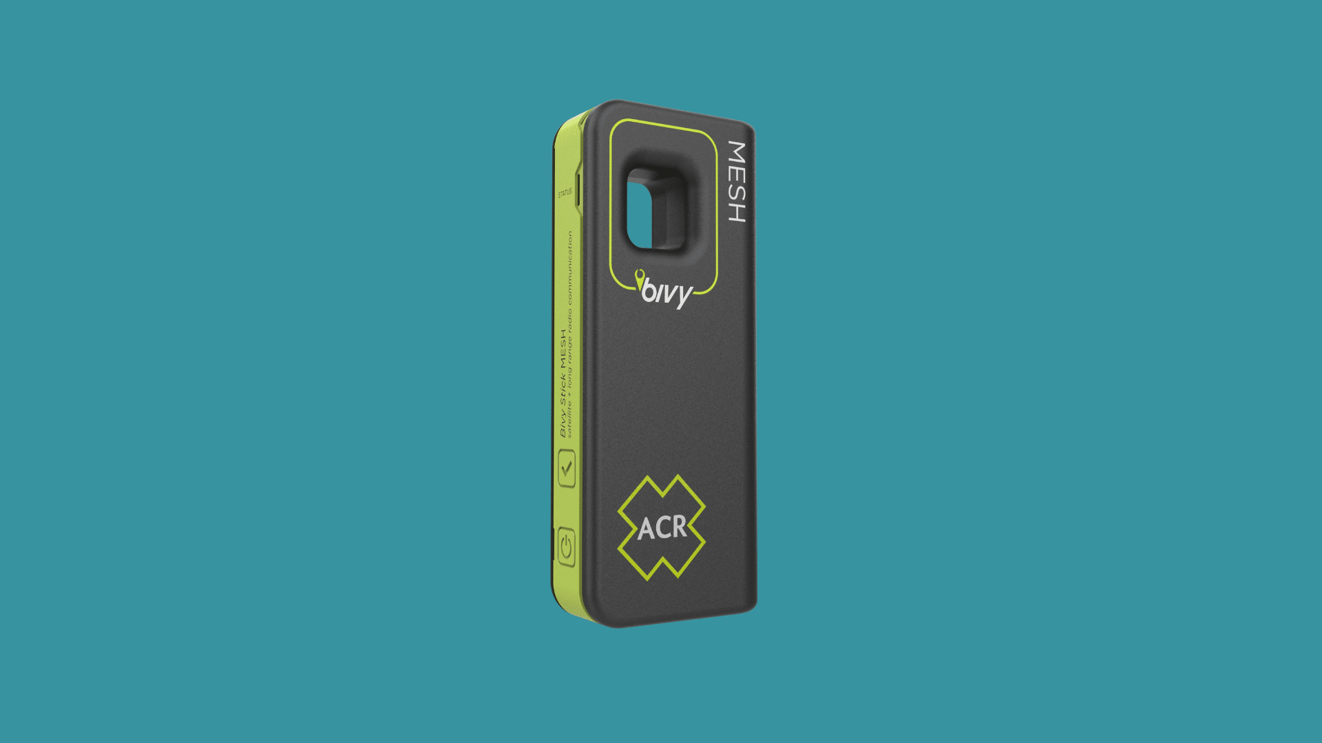 bivy stick mesh satellite communicator with compact design and long range messaging