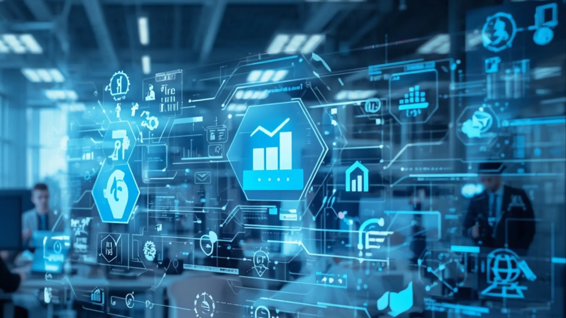 digital transformation roi dashboard with business analytics and smart automation systems