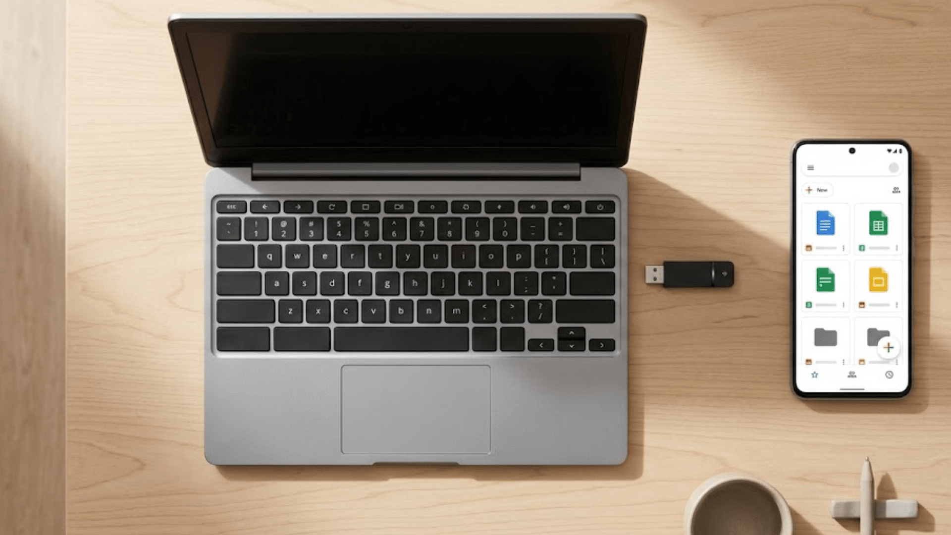 how to transfer files from android phone to chromebook using usb drive
