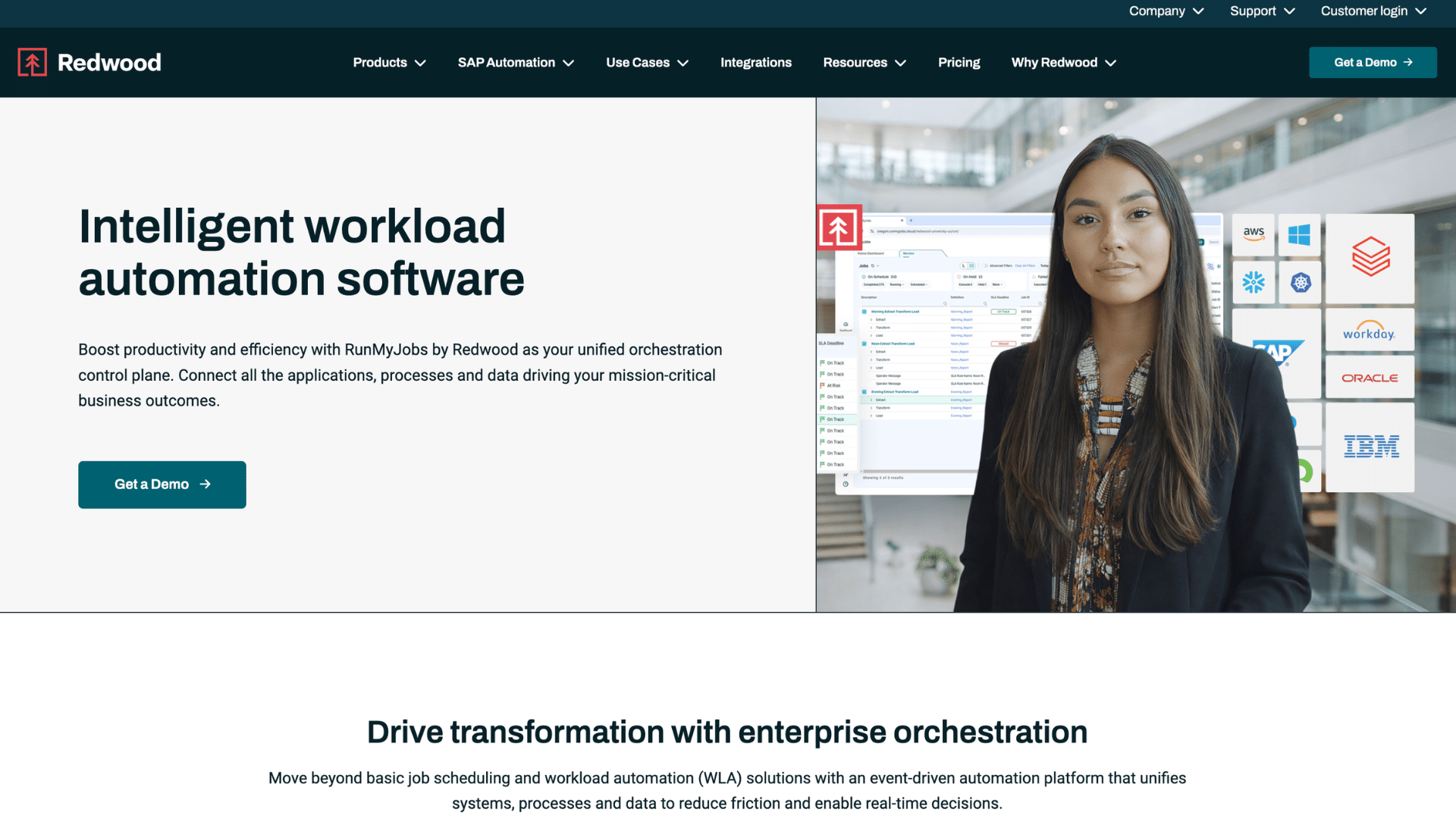 runmyjobs by redwood business process automation software for cloud task scheduling and workflows