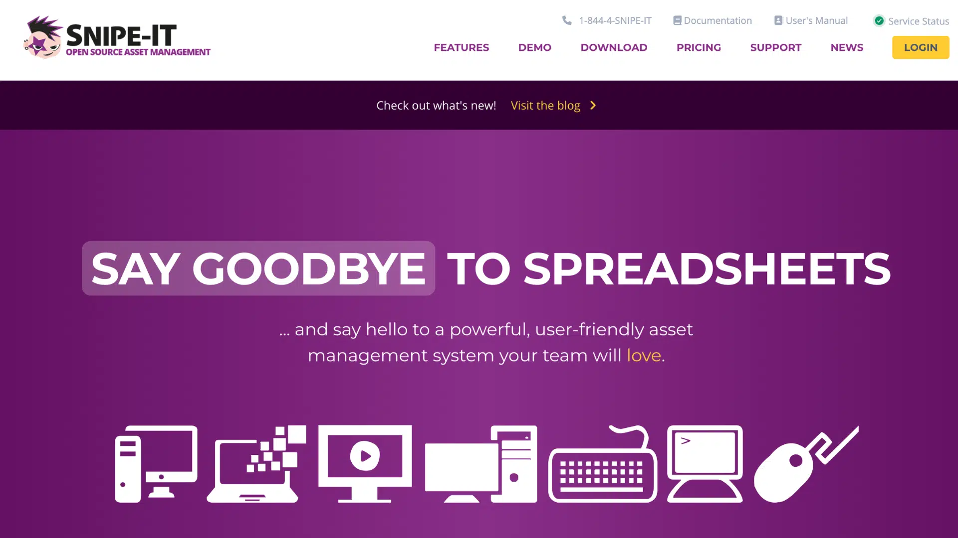 snipe it asset management software for open source tracking of hardware and software assets