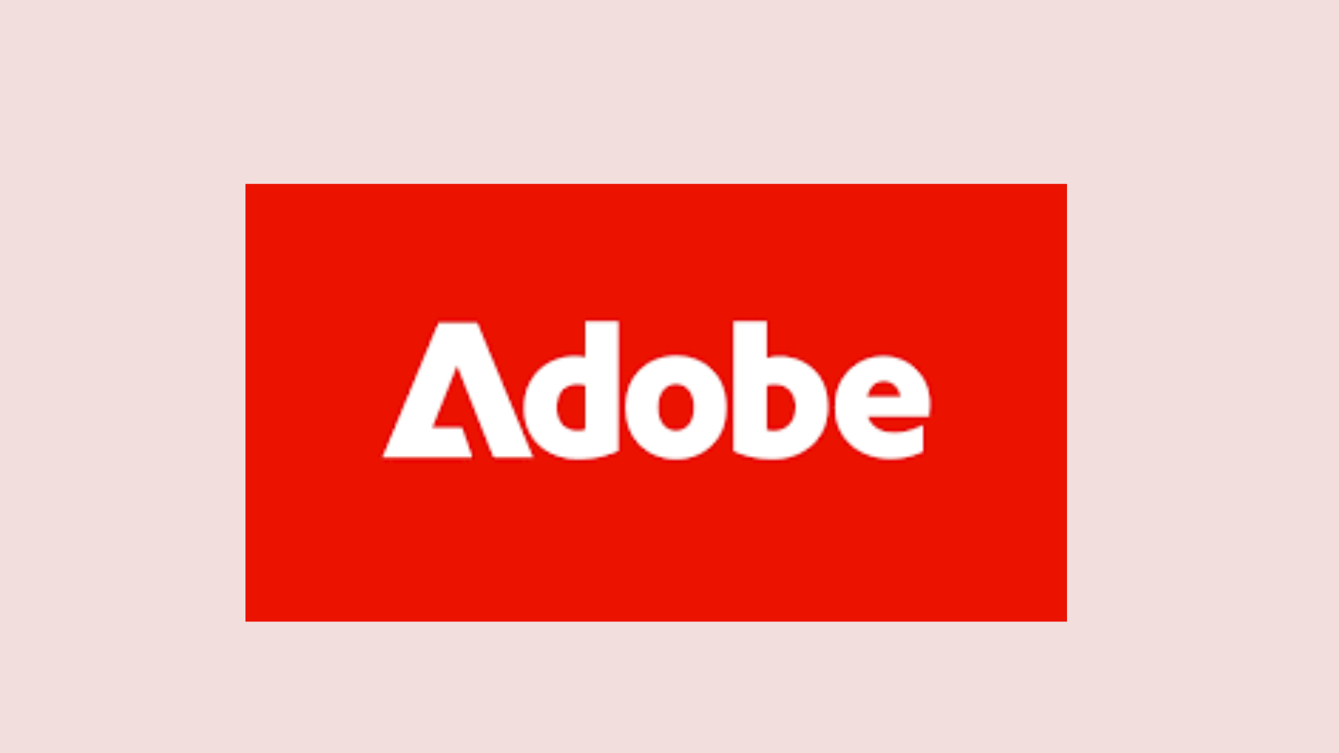 brand logo of adobe