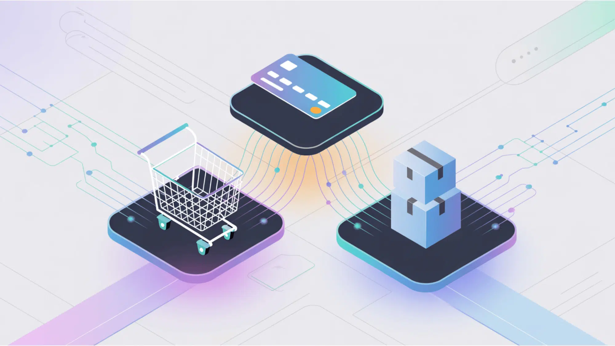 diagram showing cart payment and inventory modules connecting for system integration testing