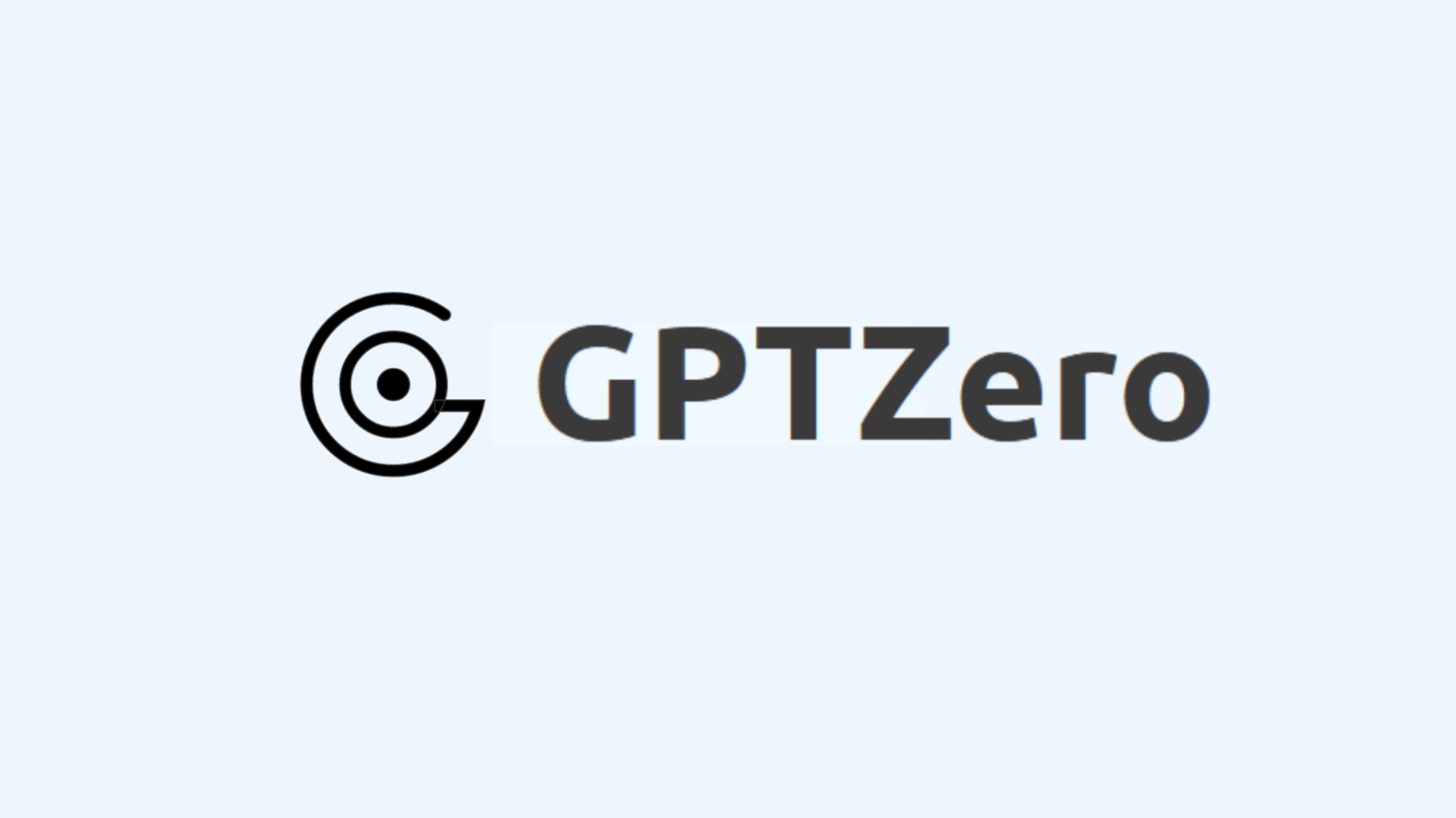 gptzero logo in a light blue background for the purpose of explaining reader which website to link to