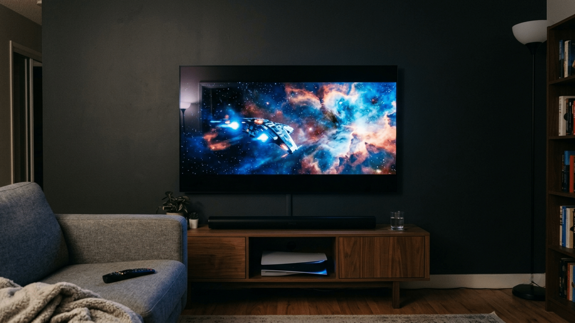side by side comparison of oled and qled tv display technologies showing color contrast brightness and picture quality