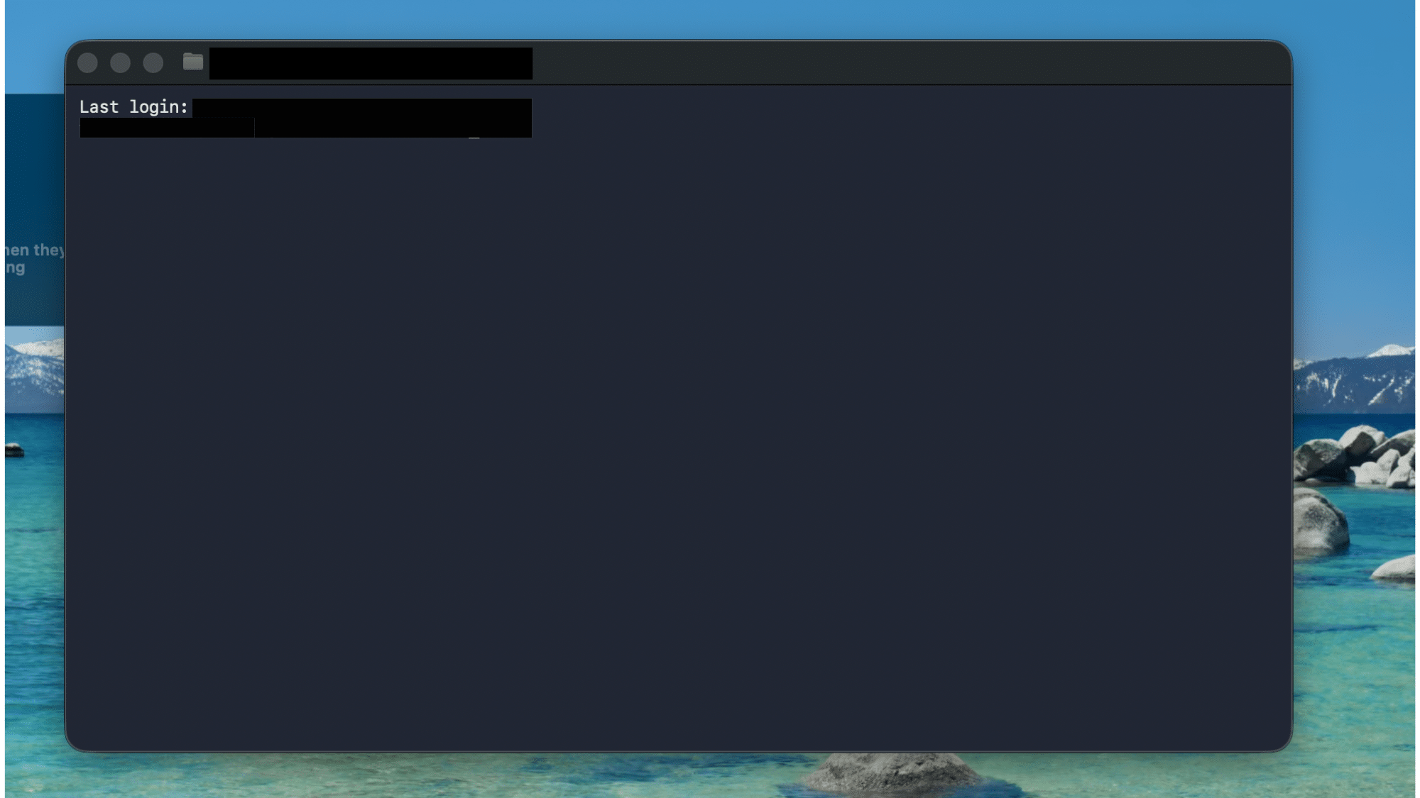 Terminal Open Mac