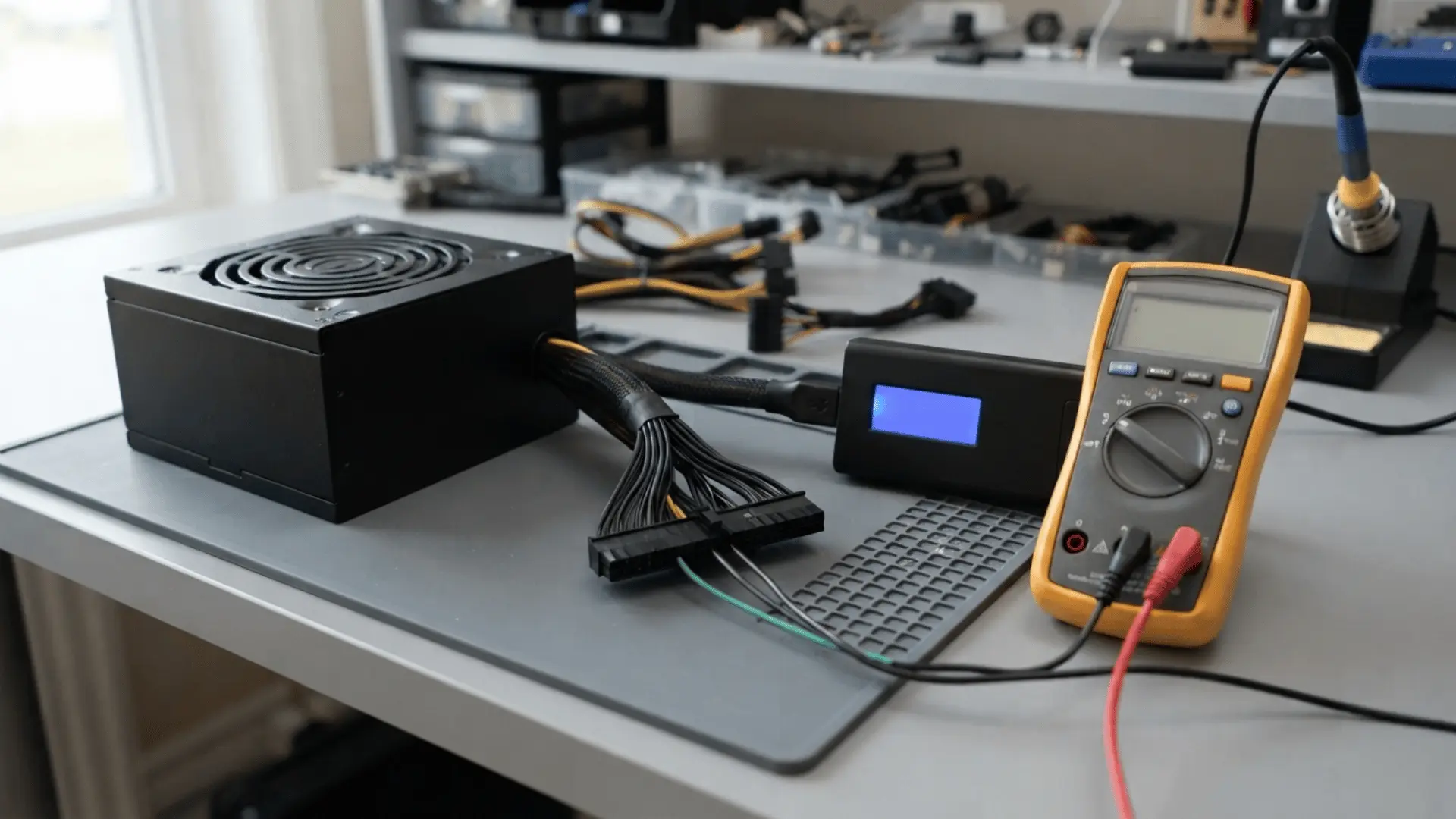 how to test a power supply step by step