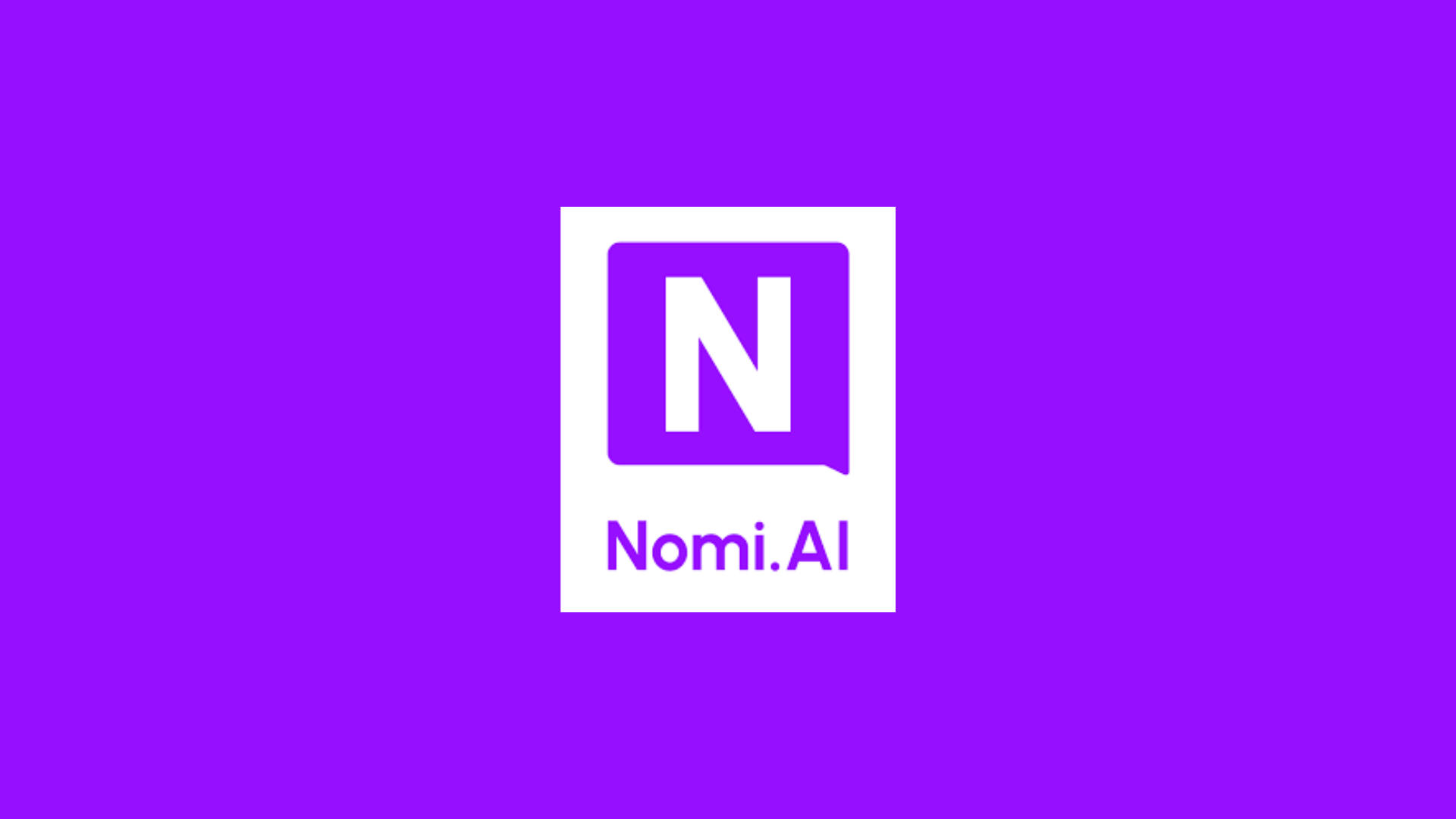 a logo of nomi ai