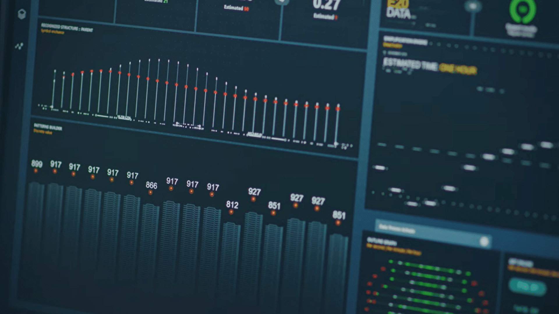 computer server monitoring dashboard displaying performance graphs system data and network activity