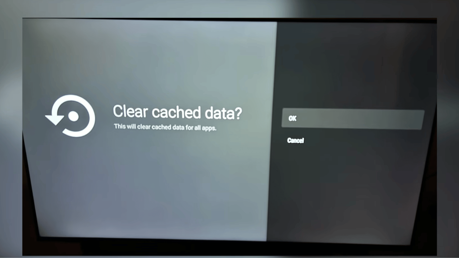 samsung tv device care manage storage option clearing app cache for better performance